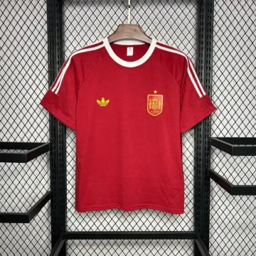 2024 Spain Euro Retro Style Soccer Jersey