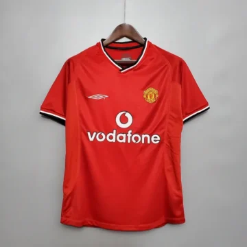 Retro 2000-01 Manchester United Soccer Jersey Home