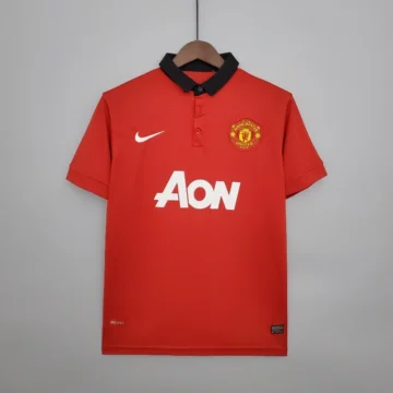 Retro 2013-14 Manchester United Soccer Jersey Home