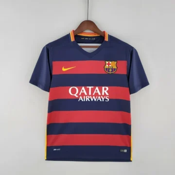 Retro 2015-16 Barcelona Soccer Jersey Home