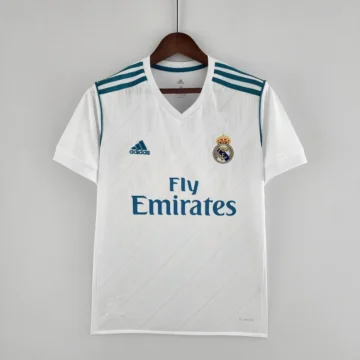 Retro 2017-18 Real Madrid Soccer Jersey Home