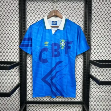 Retro 1991-93 Brazil Soccer Jersey Away