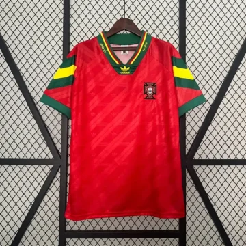 Retro 1992-94 Portugal Soccer Jersey Home