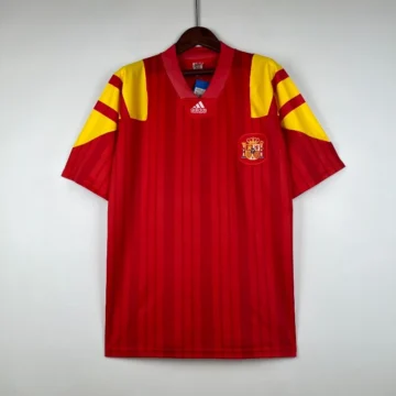 Retro 1992-94 Spain Soccer Jersey Home