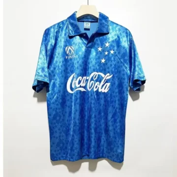 Retro 1993-94 Cruzeiro Soccer Jersey Home