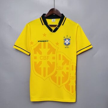 Retro 1994 Brazil Soccer Jersey Home