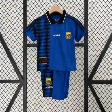 Retro 1994 Kids Argentina Soccer Jersey Away