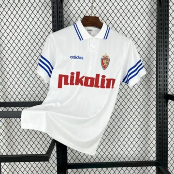 Retro 1995-97 Real Zaragoza Soccer Jersey Home