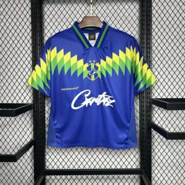 Retro 1995 Brazil Soccer Jersey Away
