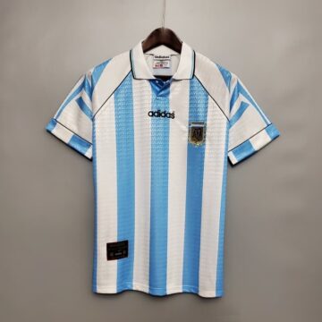 Retro 1996-97 Argentina Soccer Jersey Home