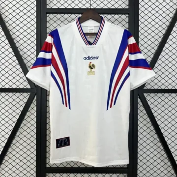 Retro 1996 France Soccer Jersey Away