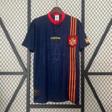Retro 1996 Spain Soccer Jersey Away