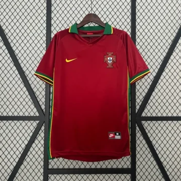 Retro 1997-98 Portugal Soccer Jersey Home