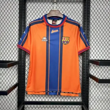 Retro 1997 Barcelona Soccer Jersey Away