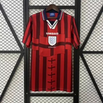 Retro 1998 England Soccer Jersey Away