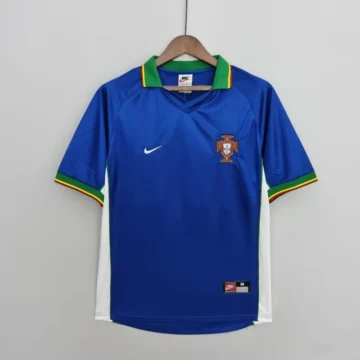 Retro 1998 Portugal Soccer Jersey Away