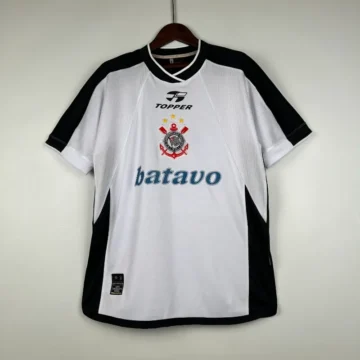 Retro 2000 Corinthians Soccer Jersey Home