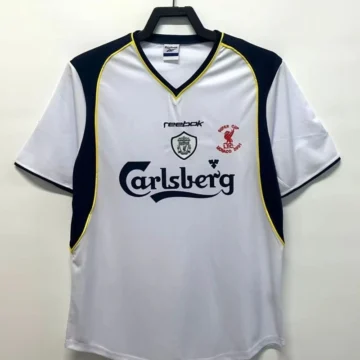 Retro 2001-02 Liverpool Soccer Jersey Away