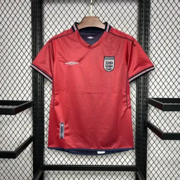 Retro 2002 England Soccer Jersey Away