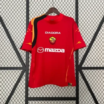 Retro 2004-05 Roma Soccer Jersey Home