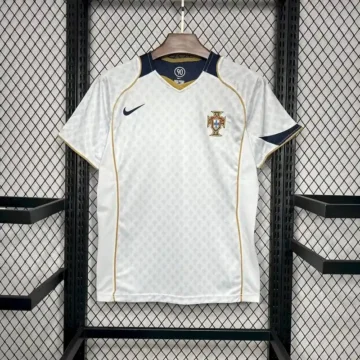 Retro 2004 Portugal Soccer Jersey Away