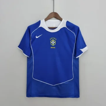 Retro 2004-06 Brazil Soccer Jersey Away