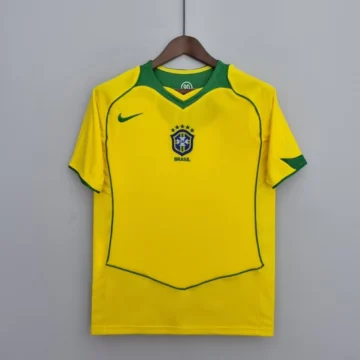 Retro 2004-06 Brazil Soccer jersey Home