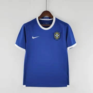 Retro 2006 Brazil Soccer Jersey Away