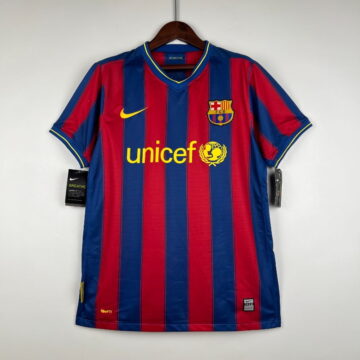 Retro 2009-10 Barcelona Soccer Jersey Home