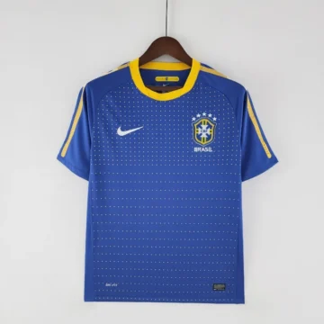 Retro 2010 Brazil Soccer Jersey Away