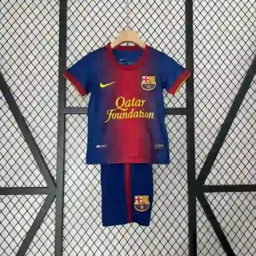 Retro 2012-13 Kids Barcelona Soccer Jersey Home