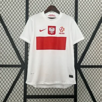 Retro 2012 Poland Soccer Jersey Home