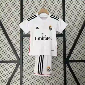 Retro 2014-15 Kids Real Madrid Soccer Jersey Home