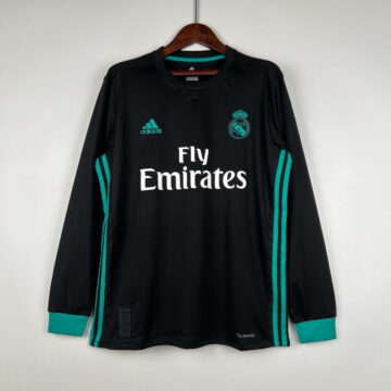 Retro 2017-18 Long Sleeve Real Madrid Away
