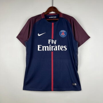 Retro 2017-18 PSG Soccer Jersey Home