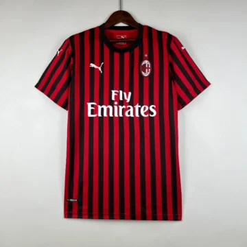 Retro 2019-20 AC Milan Soccer Jersey Home
