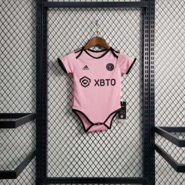 Retro 2022-23 Baby Inter Miami Pink Soccer Jersey Home