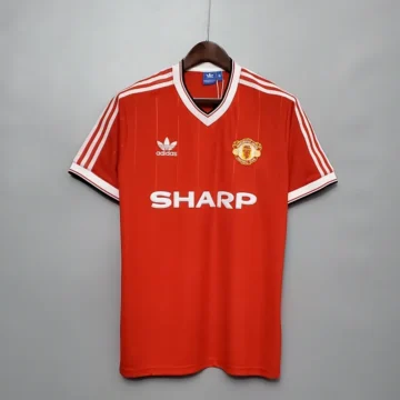 Retro 1983-84 Manchester United Soccer Jersey Home
