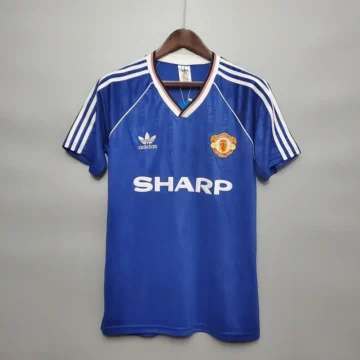 Retro 1988-90 Manchester United Soccer Jersey Away
