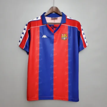 Retro 1992-95 Barcelona Soccer Jersey Home