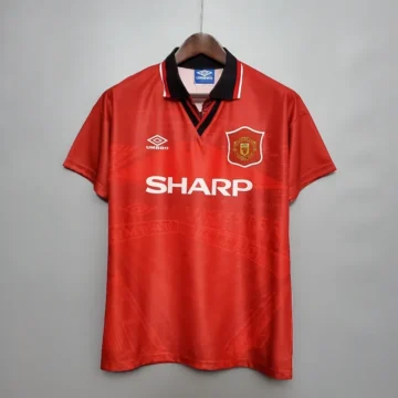 Retro 1994-96 Manchester United Soccer Jersey Home