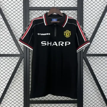 Retro 1998-99 Manchester United Black Soccer jersey