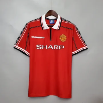 Retro 1998-99 Manchester United Soccer Jersey Home