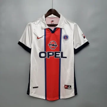 Retro 1998-99 PSG Soccer Jersey Away