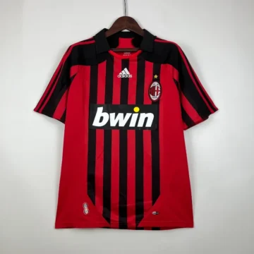 Retro 2007-08 AC Milan Soccer Jersey Home