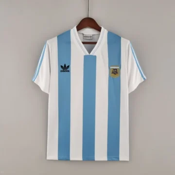 Retro 1993 Argentina Soccer Jersey Home