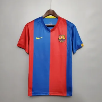 Retro 2006-07 Barcelona Soccer Jersey Home