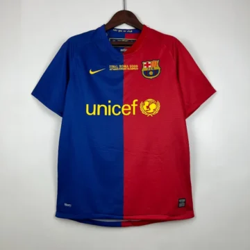 Retro 2008-09 Barcelona UEFA Champions League Home