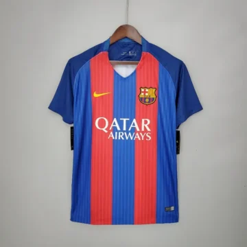 Retro 2016-17 Barcelona Soccer Jersey Home
