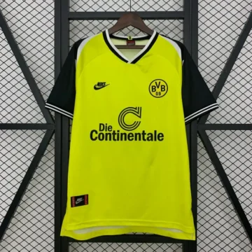 Retro 1995-96 Dortmund Soccer Jersey Home